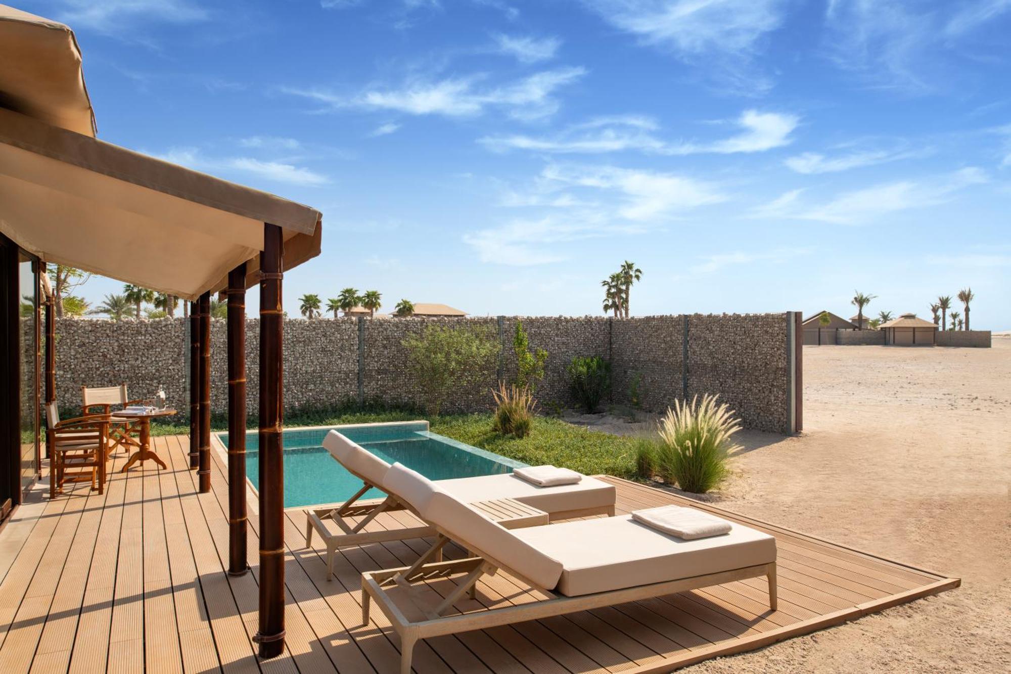 The Outpost Al Barari Camp Hotel Месайед Екстериор снимка