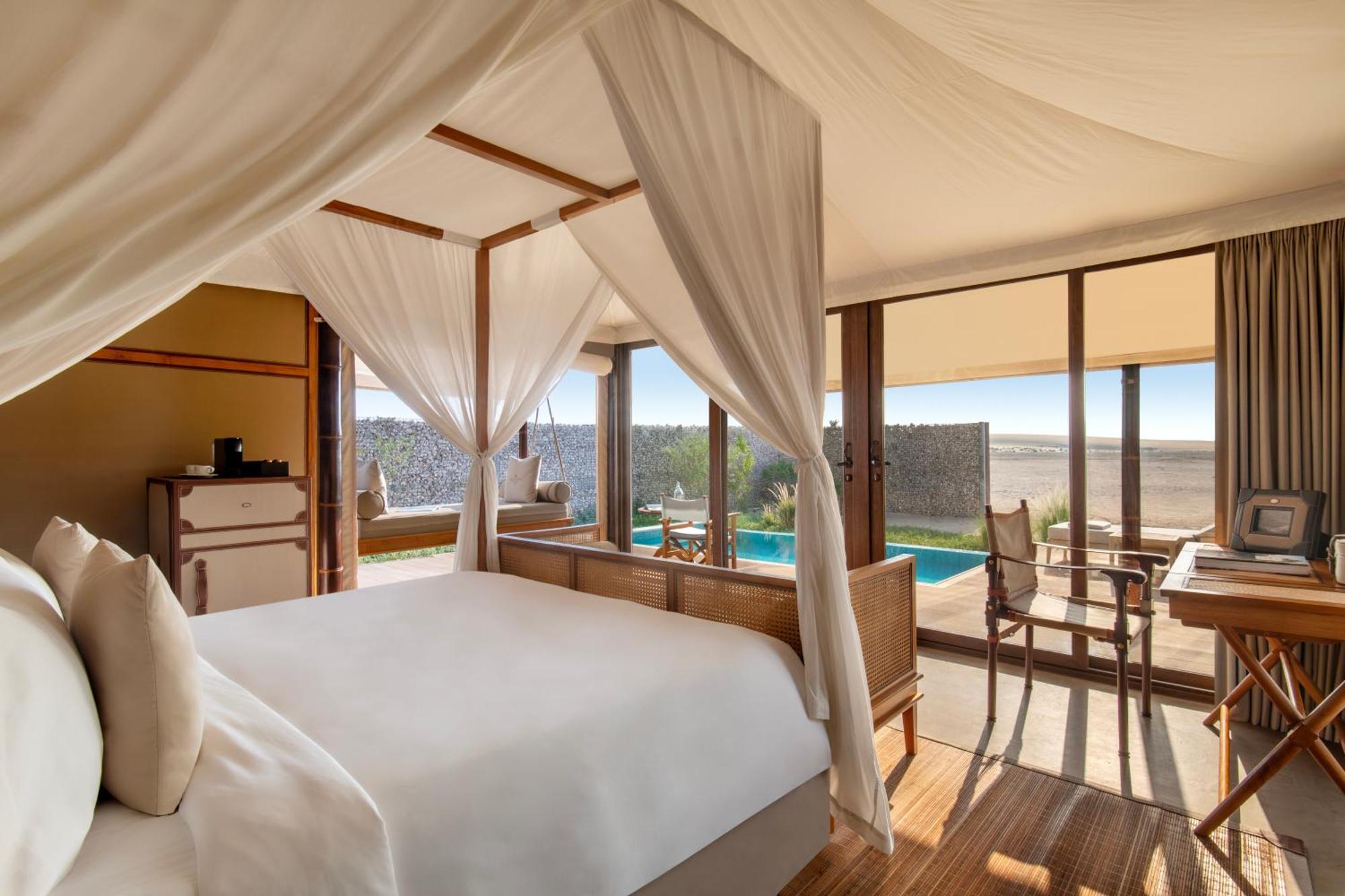 The Outpost Al Barari Camp Hotel Месайед Екстериор снимка