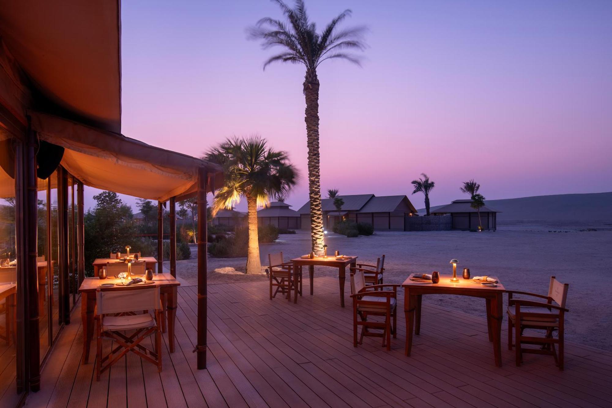 The Outpost Al Barari Camp Hotel Месайед Екстериор снимка
